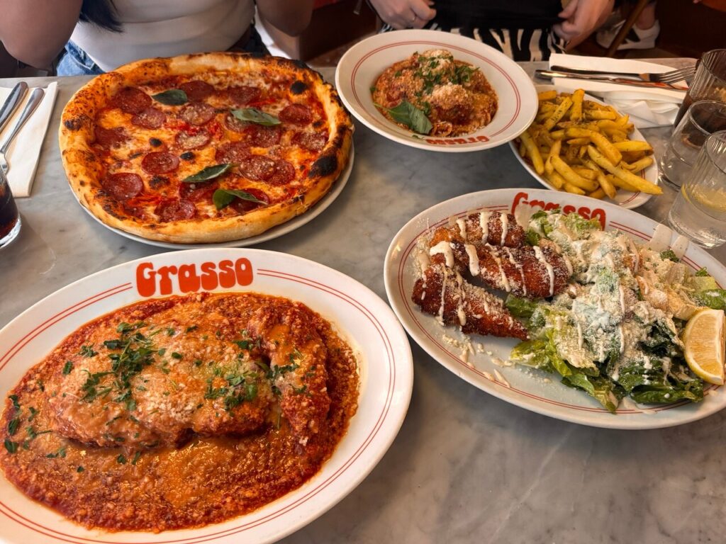 London restaurant Grasso