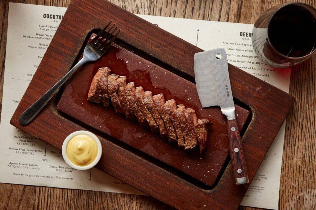 London restaurant Flat Iron London Bridge