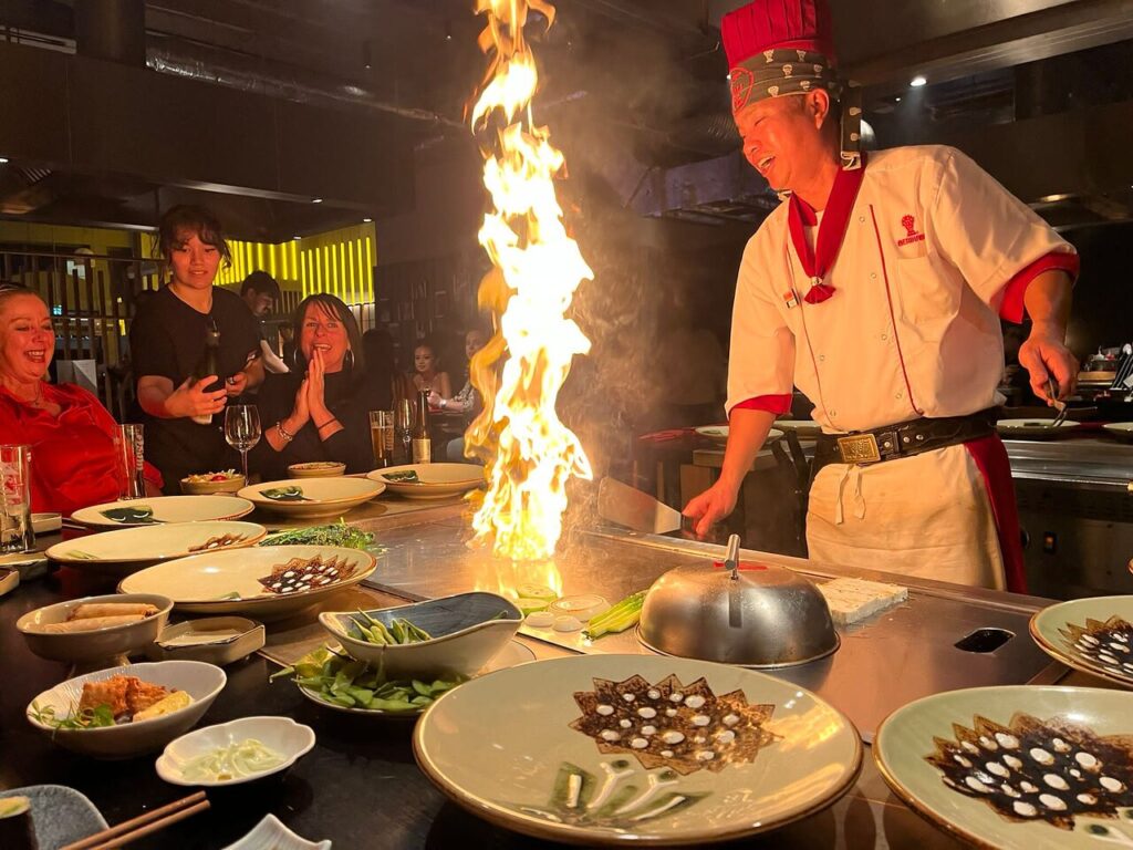 London restaurant Benihana Covent Garden